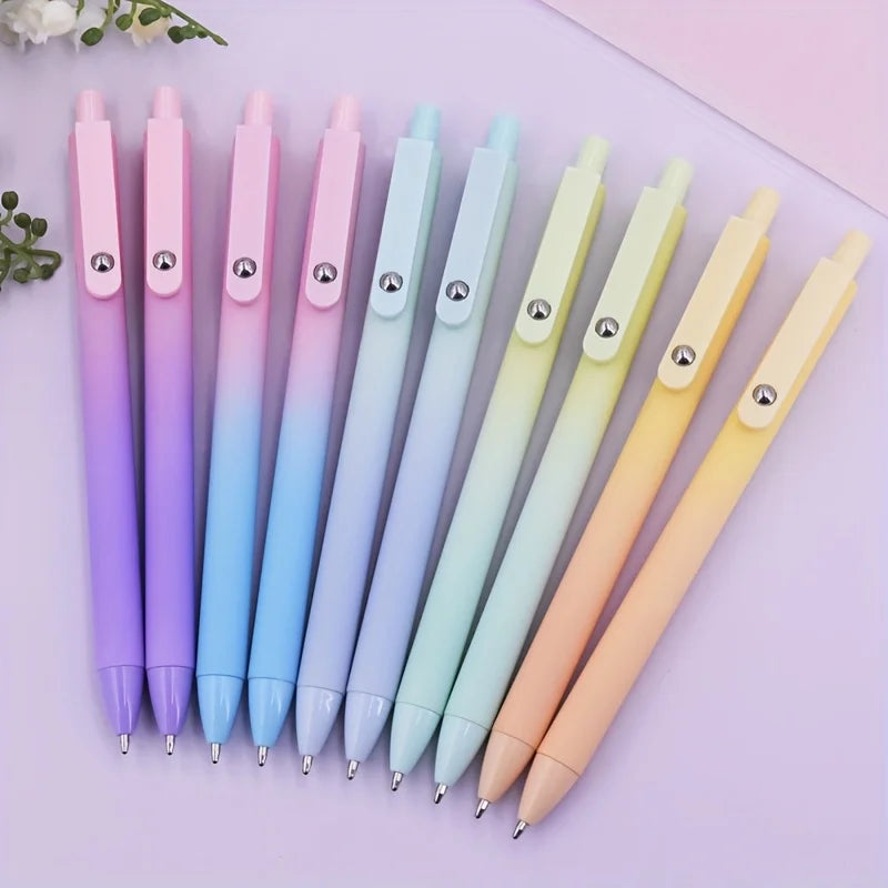 Cute 0.5 mm Ink Ballpoint Pens Set for Women, 5-Pack