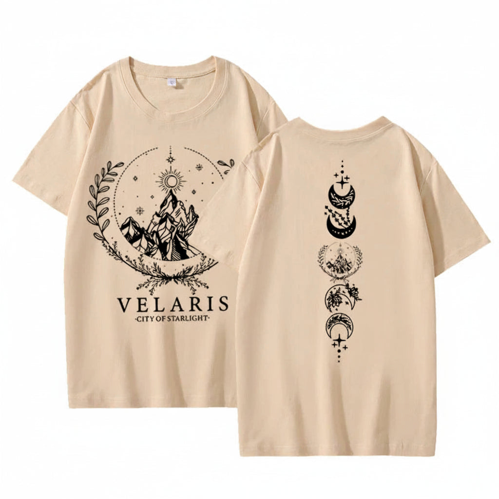 Velaris City Of Starlight Cotton Graphic Tee
