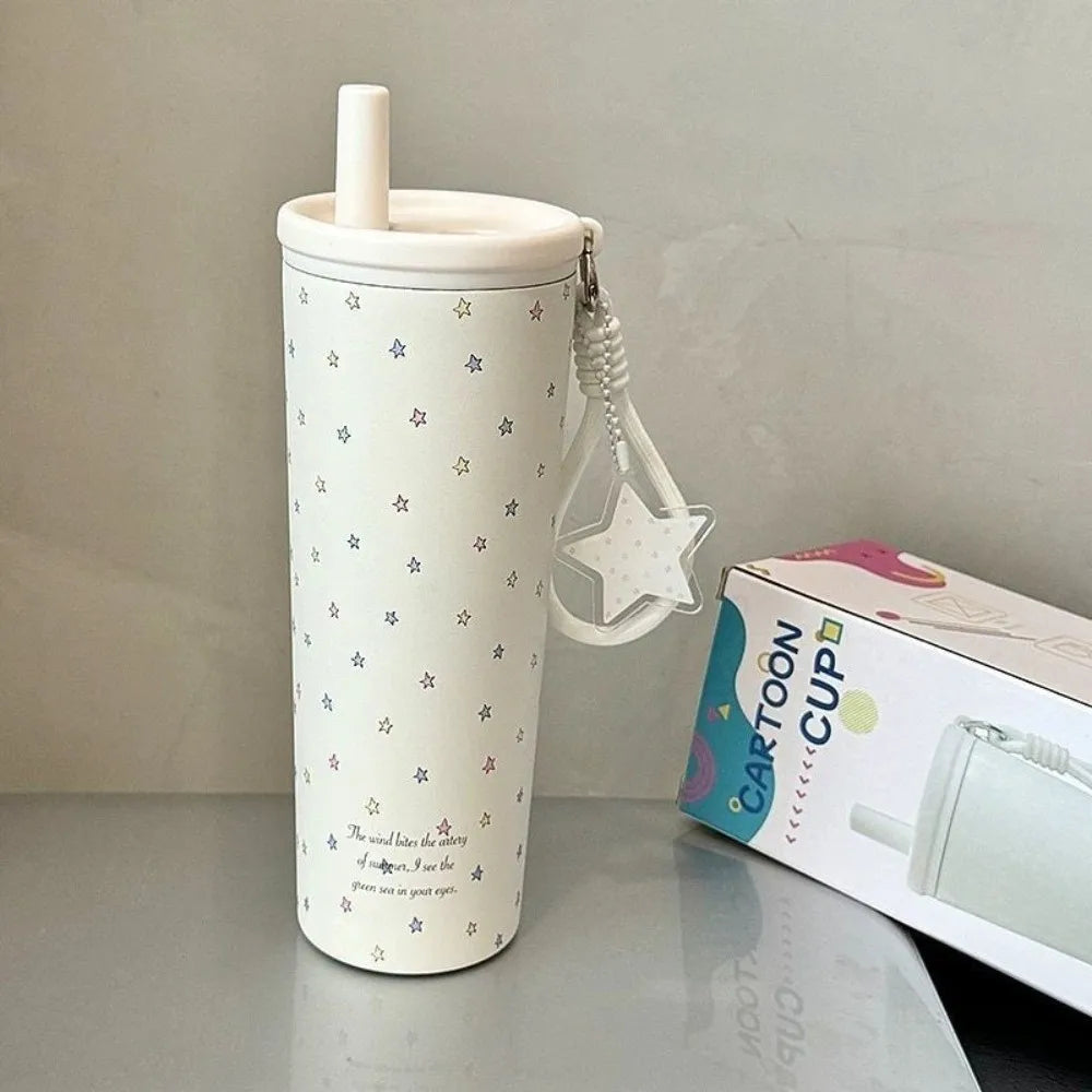 Stainless Steel Insulated Tumbler Cup With Straw 750 ml