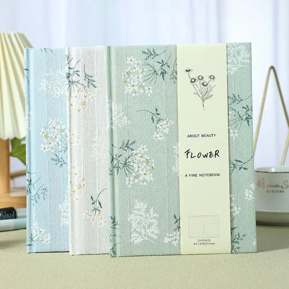A5 Embroidered Hardcover Notebook Journal Planner