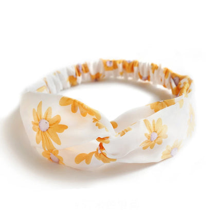 Boho Print Twisted Headband for Women and Girls