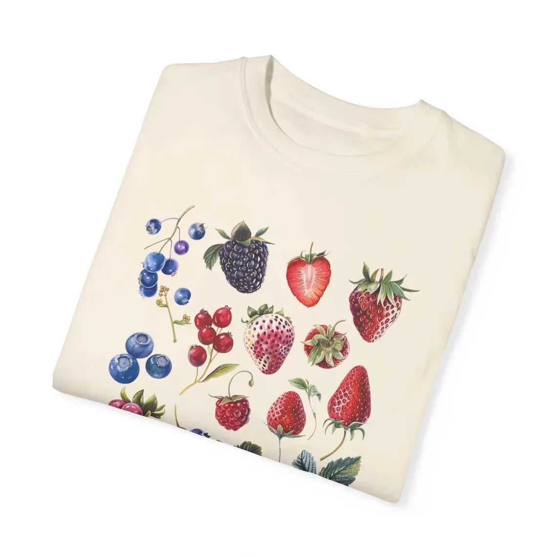 Fruit Lover Graphic T-Shirt – Cute Mixed Berry Design