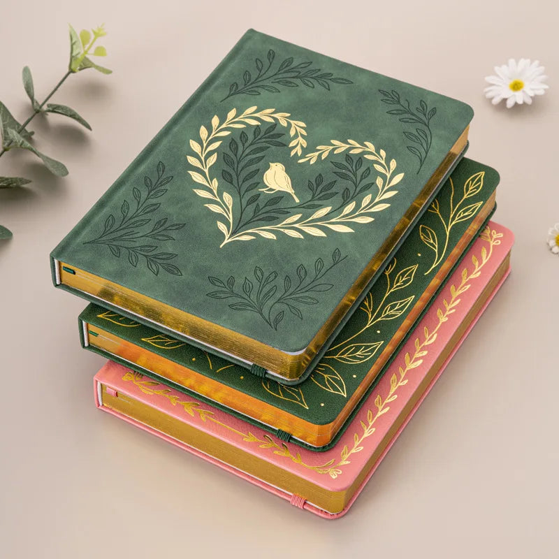 A5 Bird & Flower Sketch Notebook for Drawing and Notes
