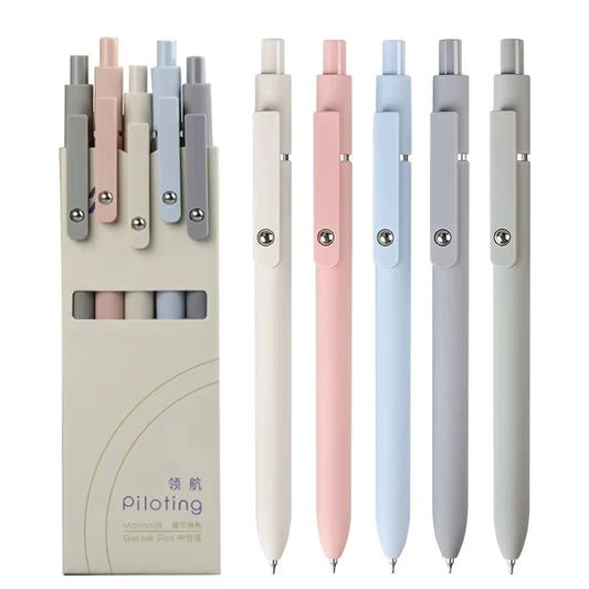 Morandi Color Gel Ink Pens 0.5 mm Soft-Touch Set