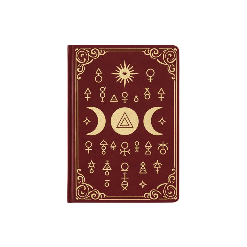 Thick Dot Grid Faux Leather A5 Constellation Notebook