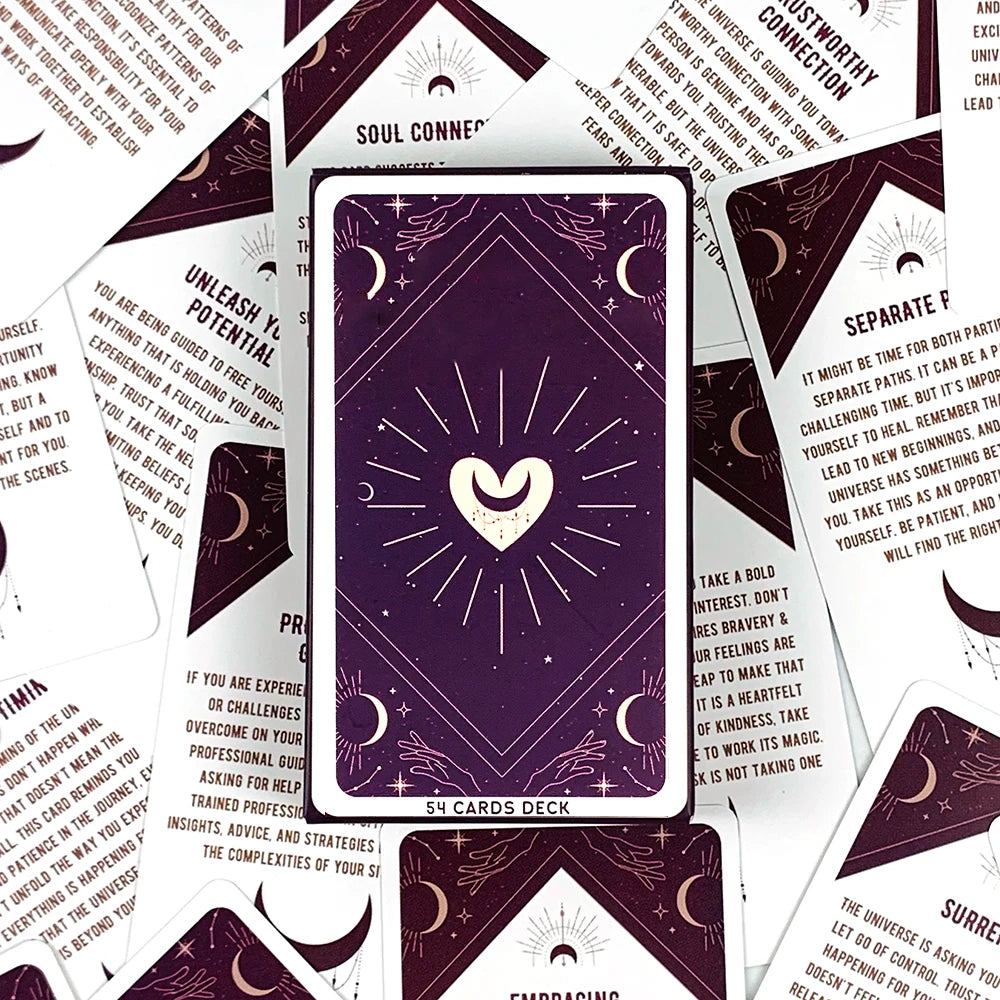 Love & Relationship Oracle Card Deck, 54 Cards