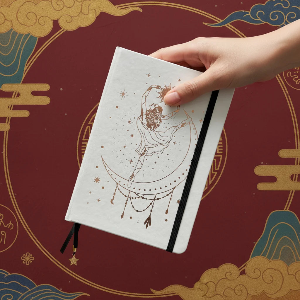 A5 Dot Grid Bullet Journal Notebook, 160gsm No-Bleed Paper