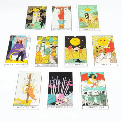 Modern Witch Tarot Card Deck 78 Cards for Divination