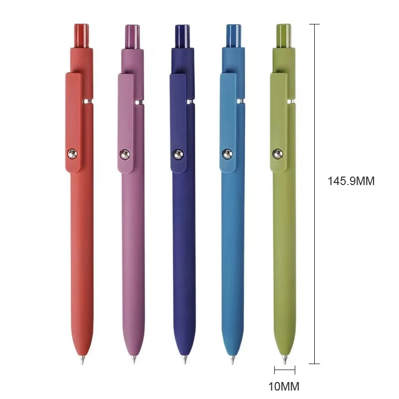 Morandi Color Gel Ink Pens 0.5 mm Soft-Touch Set