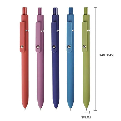 Morandi Color Gel Ink Pens 0.5 mm Soft-Touch Set