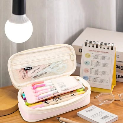 Kawaii Large Capacity Pencil Case Organizer Pouch