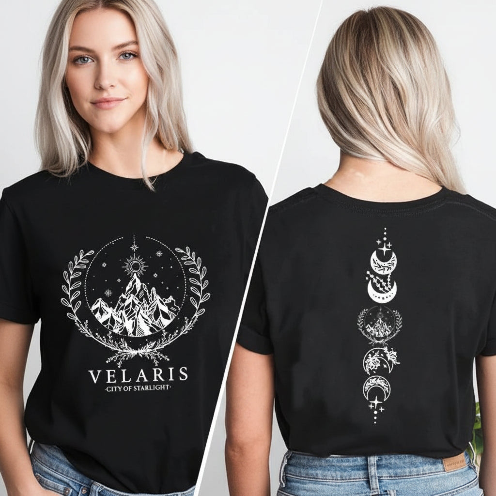 Velaris City Of Starlight Cotton Graphic Tee
