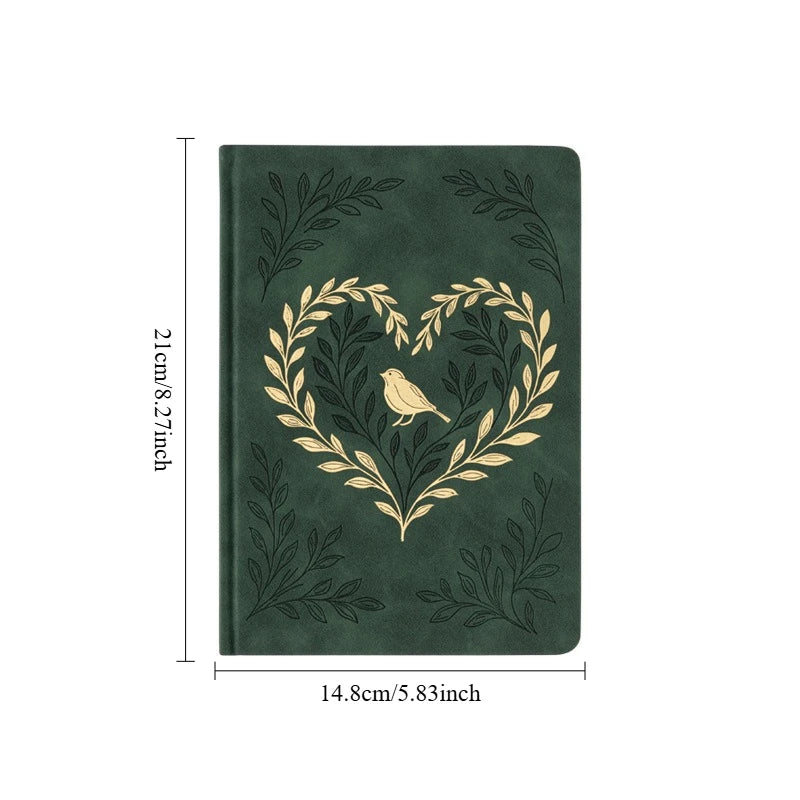 A5 Bird & Flower Sketch Notebook for Drawing and Notes