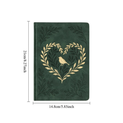 A5 Bird & Flower Sketch Notebook for Drawing and Notes