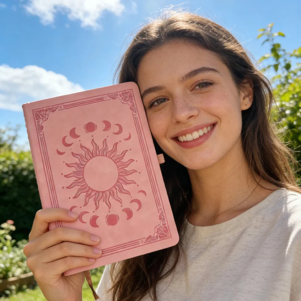 A5 Vintage Notebook Journal with Strap Closure