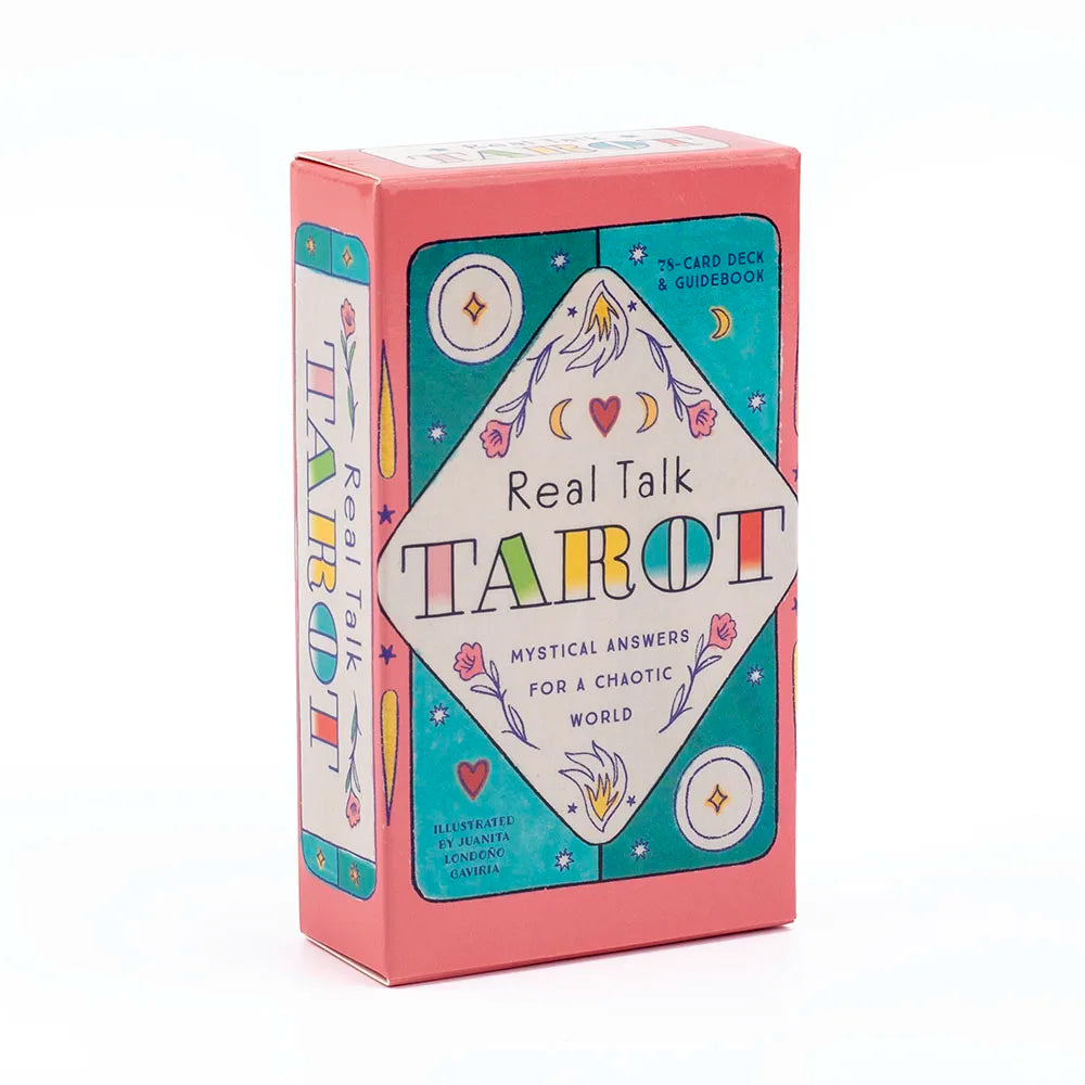 Real Talk Tarot Card Deck with Guidebook for Divination
