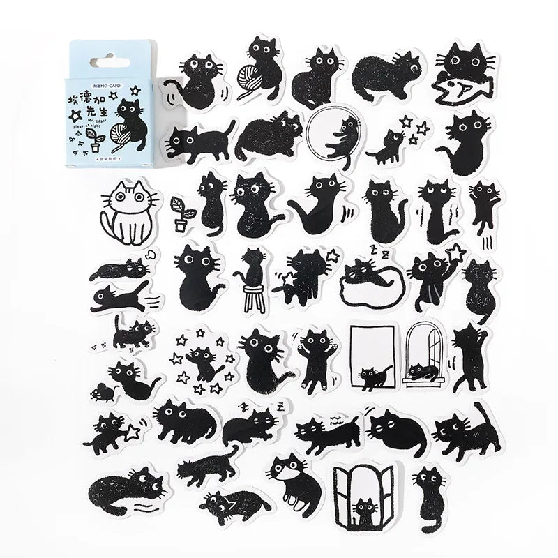 Kawaii Pet Stickers Set for Journals and Scrapbooks