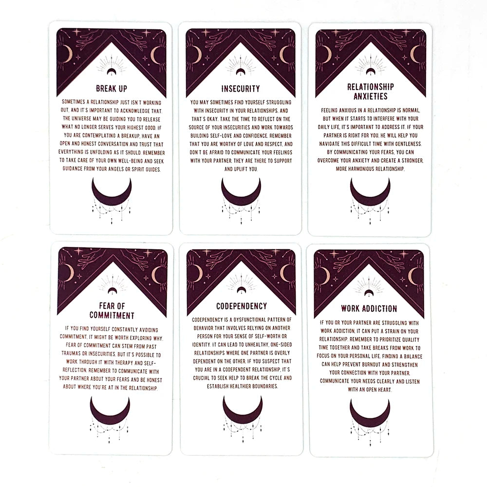 Love & Relationship Oracle Card Deck, 54 Cards