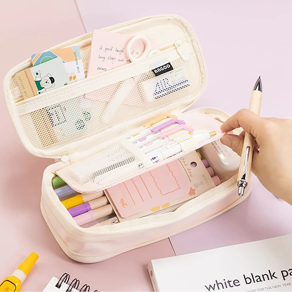 Kawaii Large Capacity Pencil Case Organizer Pouch