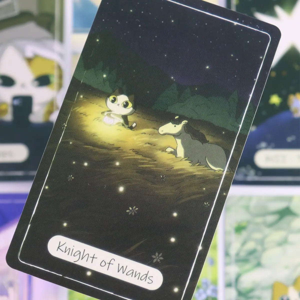 Cute Cat Tarot Deck 78 Cards Based on Rider Waite