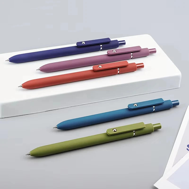Morandi Color Gel Ink Pens 0.5 mm Soft-Touch Set