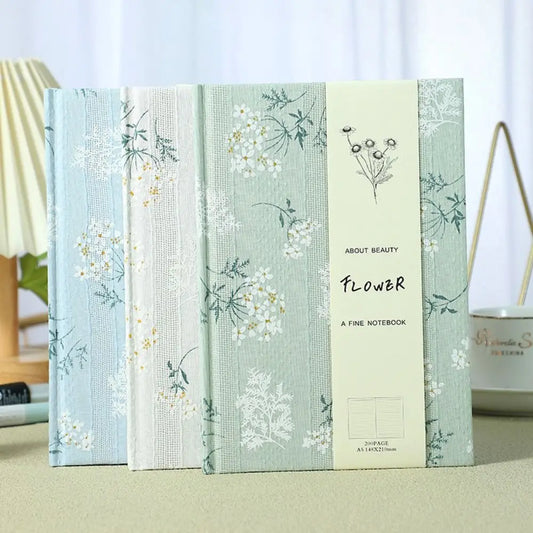 A5 Embroidered Hardcover Notebook Journal Planner