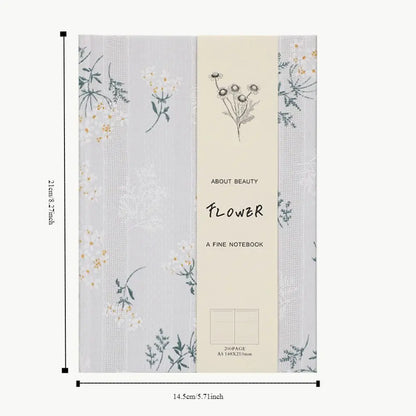 A5 Embroidered Hardcover Notebook Journal Planner