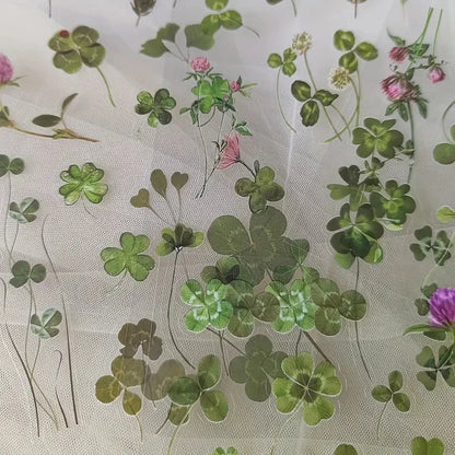 Transparent Floral PET Stickers Set for Scrapbooking