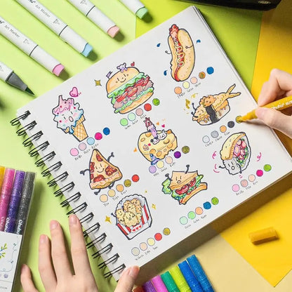 Alcohol Art Marker Pen Set With Dual Tips