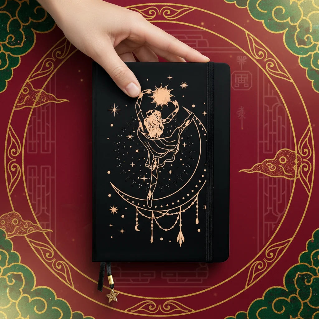 A5 Dot Grid Bullet Journal Notebook, 160gsm No-Bleed Paper