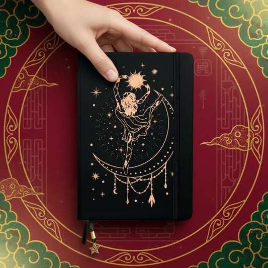 A5 Dot Grid Bullet Journal Notebook, 160gsm No-Bleed Paper