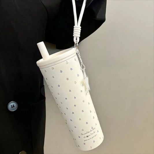 Stainless Steel Insulated Tumbler Cup With Straw 750 ml