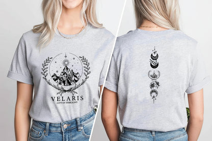 Velaris City Of Starlight Cotton Graphic  Tee