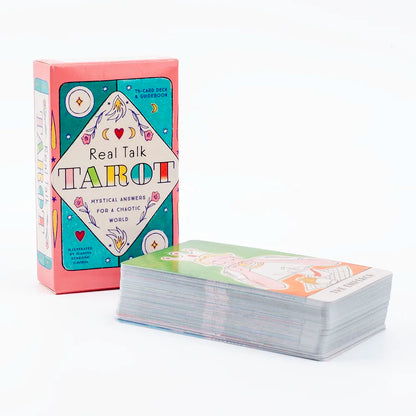 Real Talk Tarot Card Deck with Guidebook for Divination
