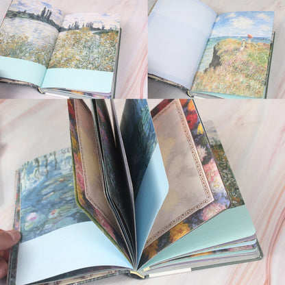 Monet Garden Hardcover A5 Notebook – 256-Page Diary